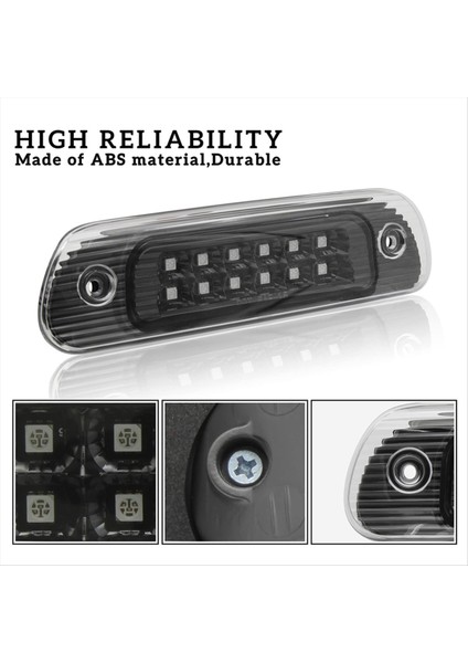 Jeep Grand Cherokee Için 1999-2004 LED 3 Üçüncü Fren Işığı Arka Montaj Durdurma Işık Lambası Temiz Lens (Yurt Dışından) fiyatları