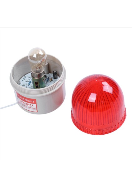 4x Ac 220V 15W Kırmızı Işık Endüstriyel Sinyal Kulesi Flaş Uyarı Lambası (Yurt Dışından) indirimleri