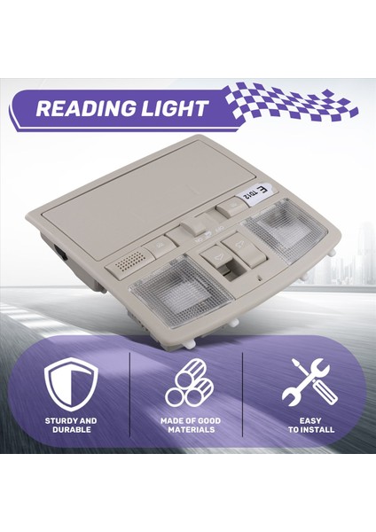 Mazda 6 2009-2013 Için Sunroof Switch Tavan Işığı ile Araba Tepesi Konsolu Okuma Işığı GS4C69970D75 (Yurt Dışından) fırsatları