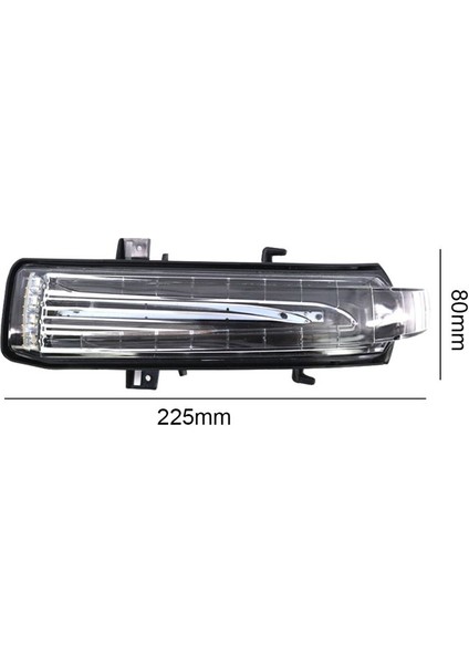 Sağ Dikiz Aynası Işık Dinamik Dönüş Sinyali LED Işık Yan Ayna Göstergesi Mercedes Benz Cls Sınıfı W219 2009-11 (Yurt Dışından)