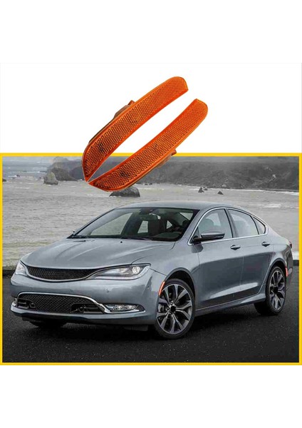 Araba Arka LED Yan Işaret Işıkları 68213845AD 68213844 Chrysler Için 300C 2015-2022 Dönüş Sinyali Işığı (Yurt Dışından) modelleri