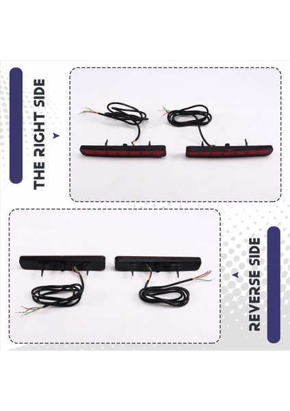 Araba LED Arka Tampon Reflektör Işık Dönüş Sinyal Fren Işığı Toyota Spade Esquire Noah/voxy 80 Prius 40 Scion Tc B (Yurt Dışından) indirimleri