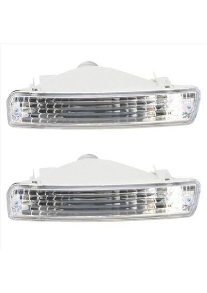 2x Araç Ön Tampon Toyota Land Cruiser Için Sinyal Lambası 80 Serisi 1991-1998 LC80 FJ80 FZJ80 HDJ80 HZJ80 4500 Sol (Yurt Dışından)