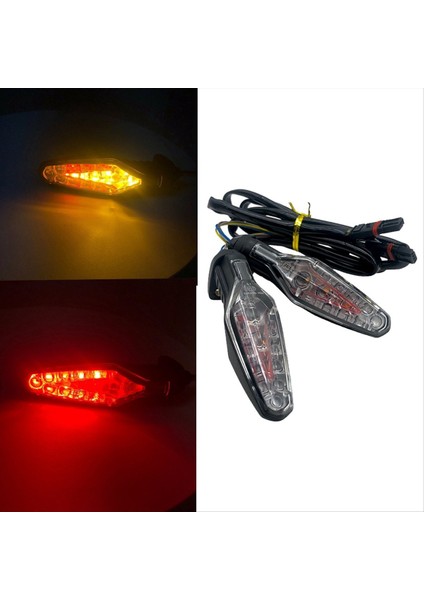 Bmw R1250GS/ADV 2021-2024 S1000R S1000XR F900XR Çift Renk Gösterge Lambası Için Motosiklet Arka LED Turn Sinyal Işığı (Yurt Dışından) fiyatları