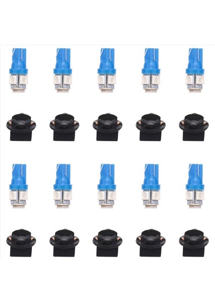 T10 194 168 LED Ampul PC194 PC195 PC160 PC168 Gösterge Paneli Gösterge Küme Gösterge Tablosu Ampul Buz Mavisi 20 Pcs (Yurt Dışından) fiyatları