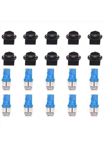 T10 194 168 LED Ampul PC194 PC195 PC160 PC168 Gösterge Paneli Gösterge Küme Gösterge Tablosu Ampul Buz Mavisi 20 Pcs (Yurt Dışından) modelleri