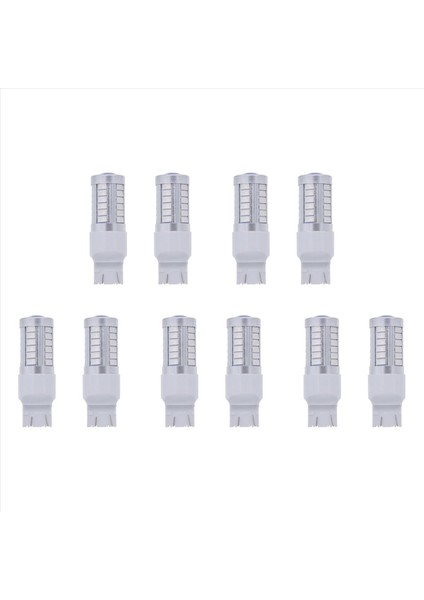 7443 T20 LED Ampuller Kırmızı 900 Lümenler Süper Parlak Dönüş Sinyalleri Işık Frenini Durdurma Park Işığı Dc 12V 3 6W (10 Paket) (Yurt Dışından)