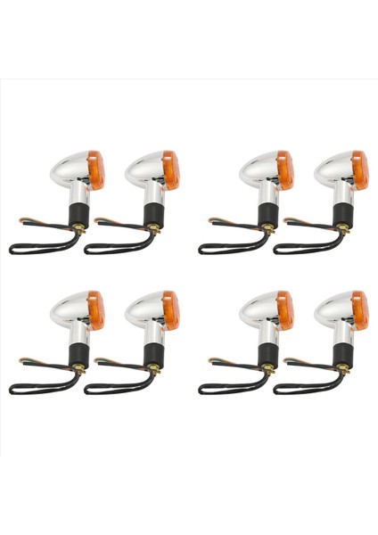 4x Turn Sinyalleri Honda Harley Kawasaki Için Ön Arka Işıklar Suzuki Yamaha Motosiklet Sokağı Standart Özel Bisiklet (Yurt Dışından)