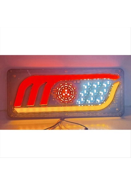 2pcs LED Kamyon Kuyruğu Işık Dönüş Sinyali Arka Fren Işıkları Ters Sinyal Lambası Römorku Kamyon Otobüs Karavan Uyarı Lambası 33CM (Yurt Dışından) fırsatları