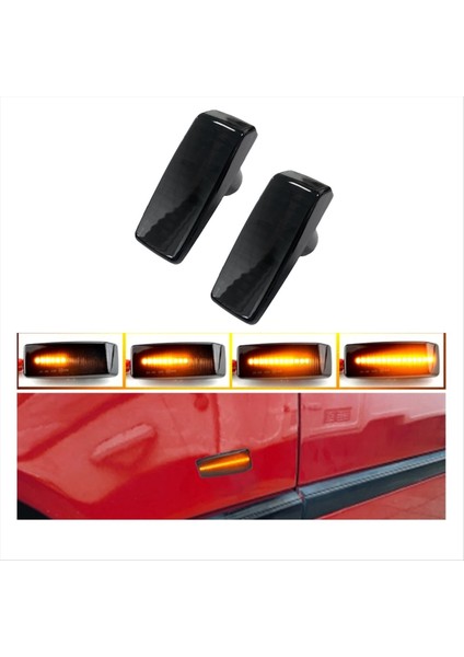 Araba LED Göz Kırpma Göstergesi Turn Sinyal Yan Işaretçi Mercedes-Benz W202 W140 W124 1248200421 35263155 PZ619-2Y (Yurt Dışından) indirimleri