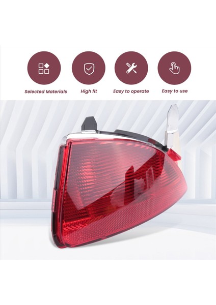 1 Adet Sağ Araba Arka Tampon Sis Lambası Fren Fren Lambası Renault Kadjar 2015-2018 Için Uyarı Lambası (Yurt Dışından) fırsatları