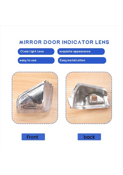 Kanat Ayna Kapısı Göstergesi Lens Sinyal Işığı Ampuller Olmadan Sol ve Sağda Sağ ve Sağ (Yurt Dışından) indirimleri