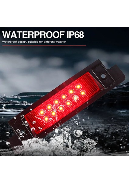 LR044451LEDR LED Arka Durdurma Kuyruk Lambası Fren Lambası Land Rover Defender Discovery Için 1990-2016 Seviye Üçüncü Işık A (Yurt Dışından) fırsatları