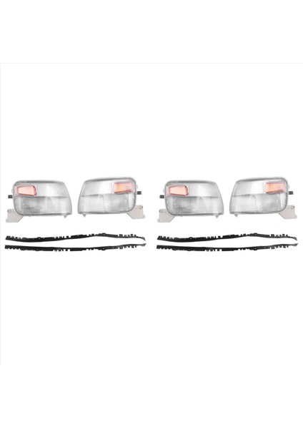 4pcs Araba Köşesi Işık Park Light Lambası Mitsubishi Için Sinyal Lambası L300 Delica MB907018 (Yurt Dışından)