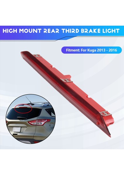 Araba Mounta Arka Üçüncü Fren Işığı Durdurma Sinyali Lamba Ford Escape/kuga 2013 2014 2015 2016 Için Kırmızı Lamba (Yurt Dışından) fırsatları