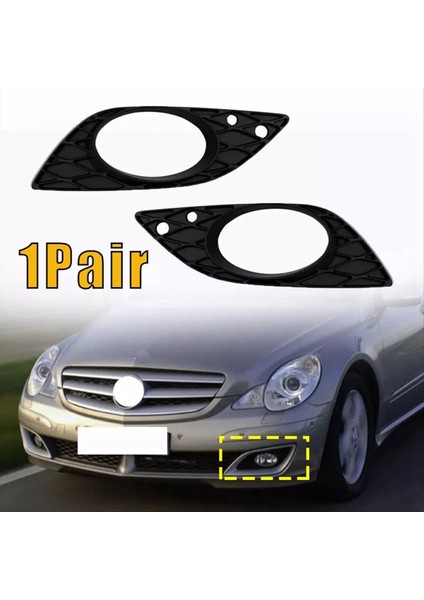 1 Çift Yeni Li Araba Ön Tampon Sis Lambası Çerçevesi 2518850523 2518850623 Mercedes-Benz W251 R350 (Yurt Dışından) fırsatları