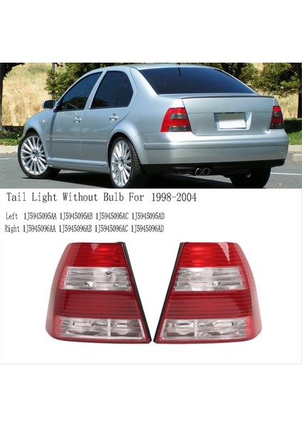 Vw Baolai Için Ampul Olmayan Kuyruk Işığı Jetta Mk4 1998-2004 Arka Fren Işık Muhafazası Sağ (Yurt Dışından) fırsatları