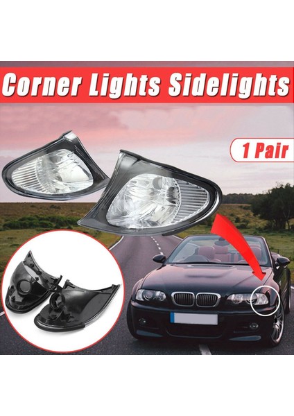 63137165859 63137165860 Araba Ön Göstergesi Bmw 3 Serisi Için Sinyal Köşe Işıkları E46 4 Door 325I 325XI 02-05 (Yurt Dışından) fiyatları