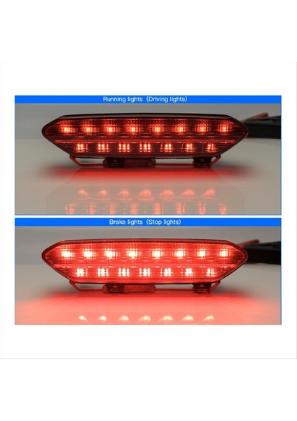 Atv LED Arka Lambalar Fren Durdurma Işık Arka Lamba 5TG-84710-21-00 Yamaha Yfz 450 YFZ450 2006-2009 Arka Taillamp Siyah (Yurt Dışından) fırsatları