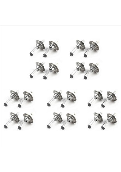 20 x H7 Araba Far Ampulleri 12V / 55W Halojen Standart Lamba Işığı (Yurt Dışından)
