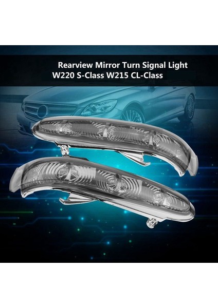 2 Çift Arka Görünüm Yan Ayna Lambası Göstergeleri Mercedes Benz S/cl Sınıfı Için Sinyal Işığını Döndür (Yurt Dışından) indirimleri