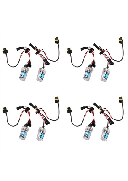 8x 55W H11 Xenon Hid Ön Işık Far Araba Ksenon Lamba Işığı (6000K) (Yurt Dışından)