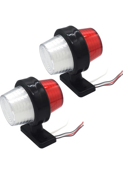 2pcs LED Yan Işaretleme Işığı 12V 24V Çift Yüz Göstergesi Dönüş Sinyali Işık Arka Durma Lambası Araba Kamyonu Için B (Yurt Dışından) modelleri