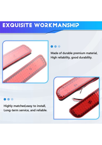 LED Arka Tampon Reflektör Açık Kırmızı Araba Land Rover Discovery Için Fren Sisi Lamba 3/L320 2005-2013 (Yurt Dışından) indirimleri