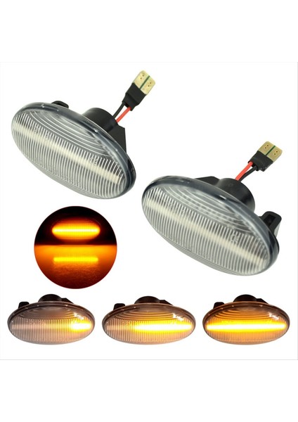 Beyaz Turn Sinyal Işığı Dinamik Yan Yanıp Sönen Gösterge Işığı 688200121 Mercedes-Benz Smart W450 A-Serisi Vito (Yurt Dışından) modelleri