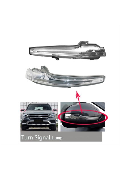 Araba Dikiz Aynası Dönüş Sinyali Lambası Mercedes-Benz W205 W213 W222 Yan Kapı Ayna Göstergesi Işık A0999060801 R (Yurt Dışından) indirimleri
