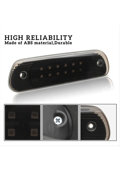 Jeep Grand Cherokee Için 1999-2004 LED 3 Üçüncü Fren Işığı Arka Montaj Durdurma Işık Lambası Siyah Füme (Yurt Dışından) fiyatları