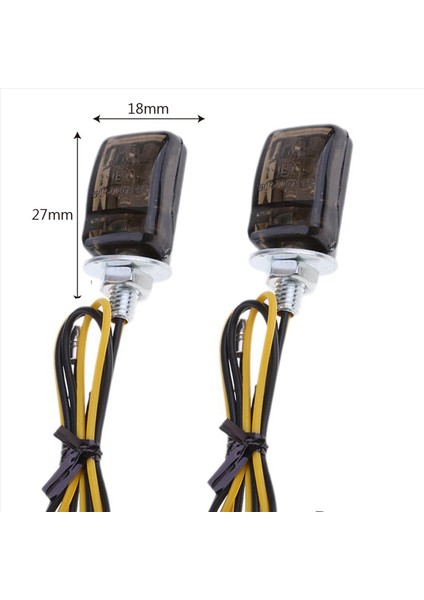 12PCS Universal LED Black Mini Küçük Göstergeler Sinyalleri Yamaha Için Motosiklet Motor Bisikleti (Yurt Dışından) fiyatları