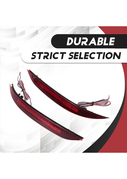 2pcs Araba Kırmızı Len LED Arka Tampon Reflektör LED Fren Işık Kuyruk Sis Lambası Kia K3 Cerato Forte 2012-2016 (Yurt Dışından) indirimleri