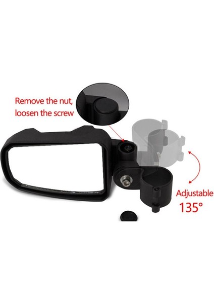 Utv/atv All-Arrain Mountain Bisikletleri Için Evrensel Arka Görünüm Aynaları Geniş Görünüm Alanı Reflikörleri Motosiklet Aksesuarları (Yurt Dışından) indirimleri