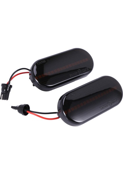 Volkswagen Bora Golf Için 2x Araba Dinamik Su Işığı LED Foliate Sinyal 3 4 Passat 3bg Polo Sb6 Siyah (Yurt Dışından) modelleri