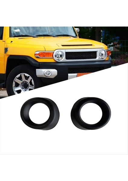 1paır Ön Tampon Deliği Kapak 52128-35130 52127-35140 Toyota Cruiser Fj 2007-2018 Sis Figs Lamba Deliği Siyah Kapaklar (Yurt Dışından) modelleri