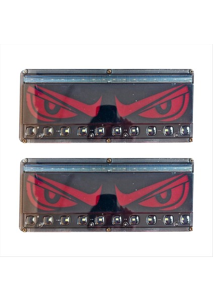 LED Parlaklık Su Geçirmez Fren Işığı Anti-Tailgating Kombinasyon Aracı LED Arka Kuyruk Işığı Koşu Dönüş Sinyali (Yurt Dışından)