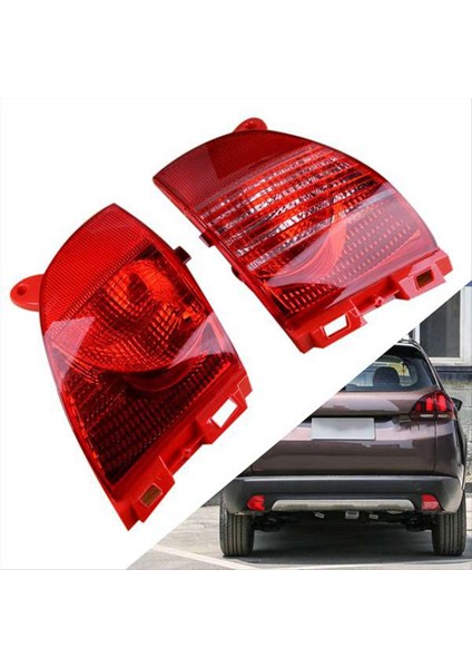 1 Çift Araba Arka Tampon Sis Lambası Park Uyarı Yansıtıcı Arka Lambalar Peugeot Için Fren Lambası 308CC/C3/2008 2009-2014 (Yurt Dışından) fiyatları