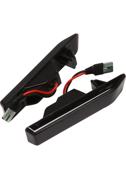 Araba Dinamik Fender Dönüş Sinyal LED Işık Yan Işaretleyici Bmw X5 E53 2000-2005 E36 1997 Siyah Füme (Yurt Dışından)