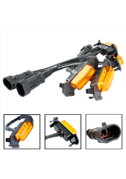 Toyota Için 2x Tacoma Trd 2016 -2020 Ön Izgara Aydınlatma LED Grille Lights Kit 4 Pc (Amber Shell Sarı Işık) (Yurt Dışından) fiyatları