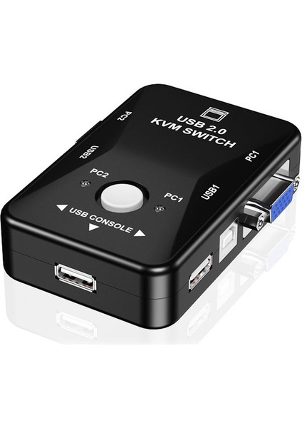 2 Giriş 1 Çıkış 2 Port USB 2.0 Manuel Vga+Usb Kvm Switch