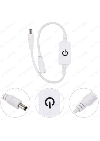Dc 12V-24V Şerit LED Dokunmatik Dimmer Parlaklık Kontrolü LED Dimmer Anahtarı indirimleri