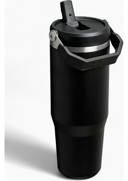 The Iceflow Flip Straw Pipetli Termos Bardak 0,89 Lt