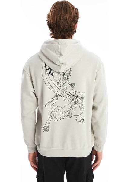 Yeni Sezon Uzun Kollu One Piece Baskılı Erkek Kalın Hoodie fırsatları