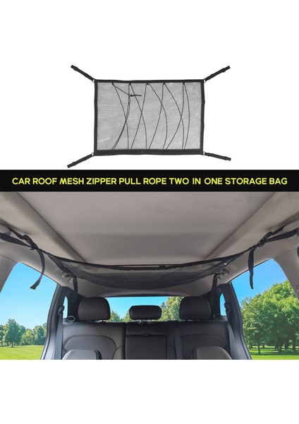 Araba Tavan Depolama Net Cep Çatı Iç Kargo Net Çanta Araba Bagaj Depolama Koruma Ürünleri Depolama Organizatör Siyah (Yurt Dışından) modelleri