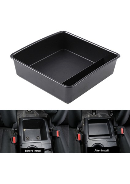 Toyota Fj Cruıser 2007-2022 Merkez Konsolu Organizatör Tutucu Kapları Için Araba Abs Merkezi Kolçak Saklama Kutusu (Yurt Dışından) fiyatları