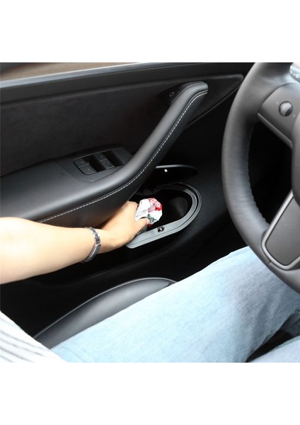 Tesla Model Y 2021-2023 Çöp Kutusu Için Çöp Kutusu Aksesuarları Yan Kapı Saklama Kutusu Organizatörü - 2 Adet (Yurt Dışından) modelleri