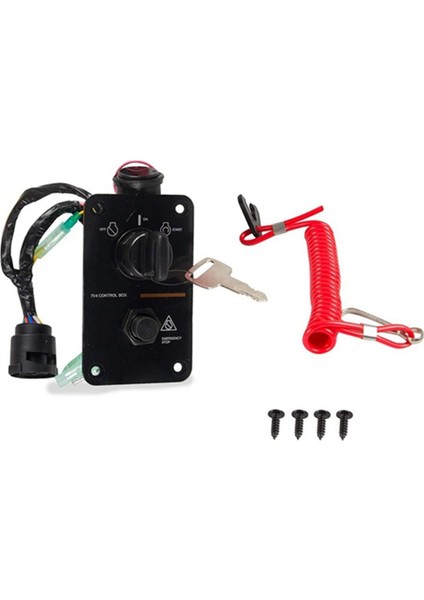 Dıştan Takma Tek Kontrol Anahtar Paneli DC12V Motor Anahtar Paneli 704-82570-12-00 Yamaha Için 704-82570-08 (Yurt Dışından)