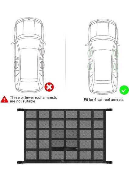 Evrensel Araba Çatı Depolama Mesh Depolama Örgü Cep Araba Çatı Depolama Araç Aksesuarları (Yurt Dışından) modelleri