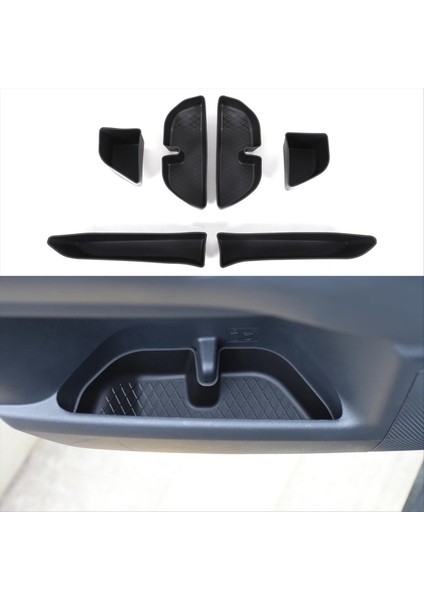 Toyota Land Cruiser Prado 250 J250 LC250 2024 2025 Aksesuarlar Için Ön Arka Kapı Yan Depolama Kutusu Organizatör Tepsisi (Yurt Dışından) fiyatları